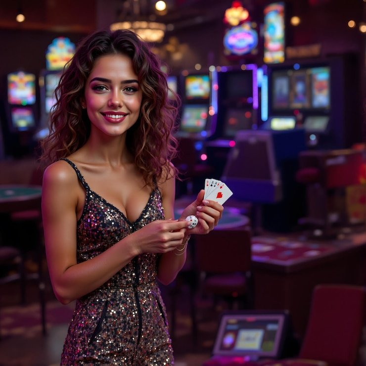 Tampilan meja roulette dengan opsi taruhan