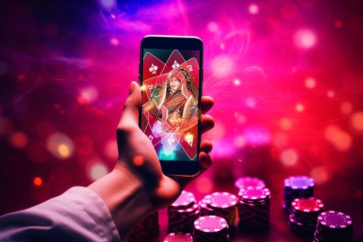 Layar konfirmasi taruhan dan hasil putaran
